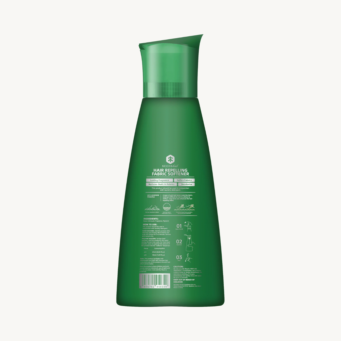 Hair Repelling Fabric Softener