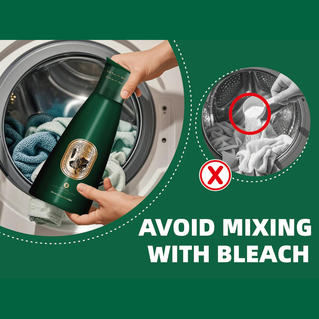 Hair Removal Laundry Detergent