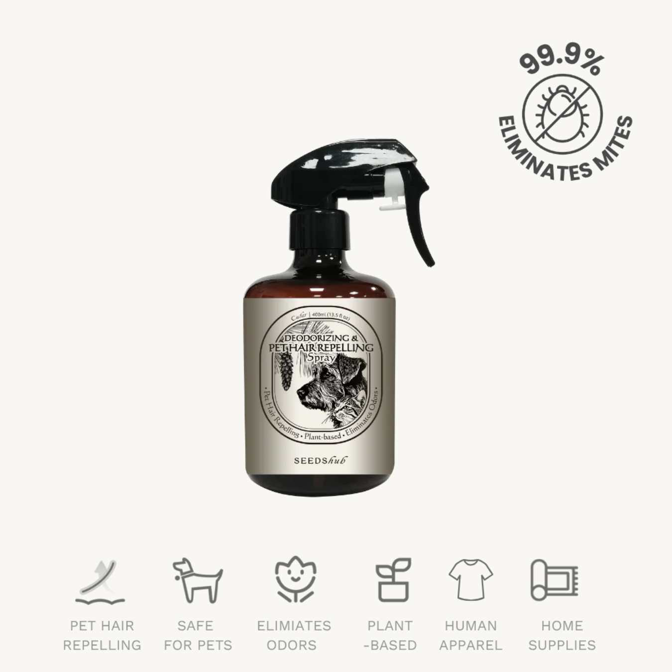 Deodorising & Pet Hair Repelling Spray