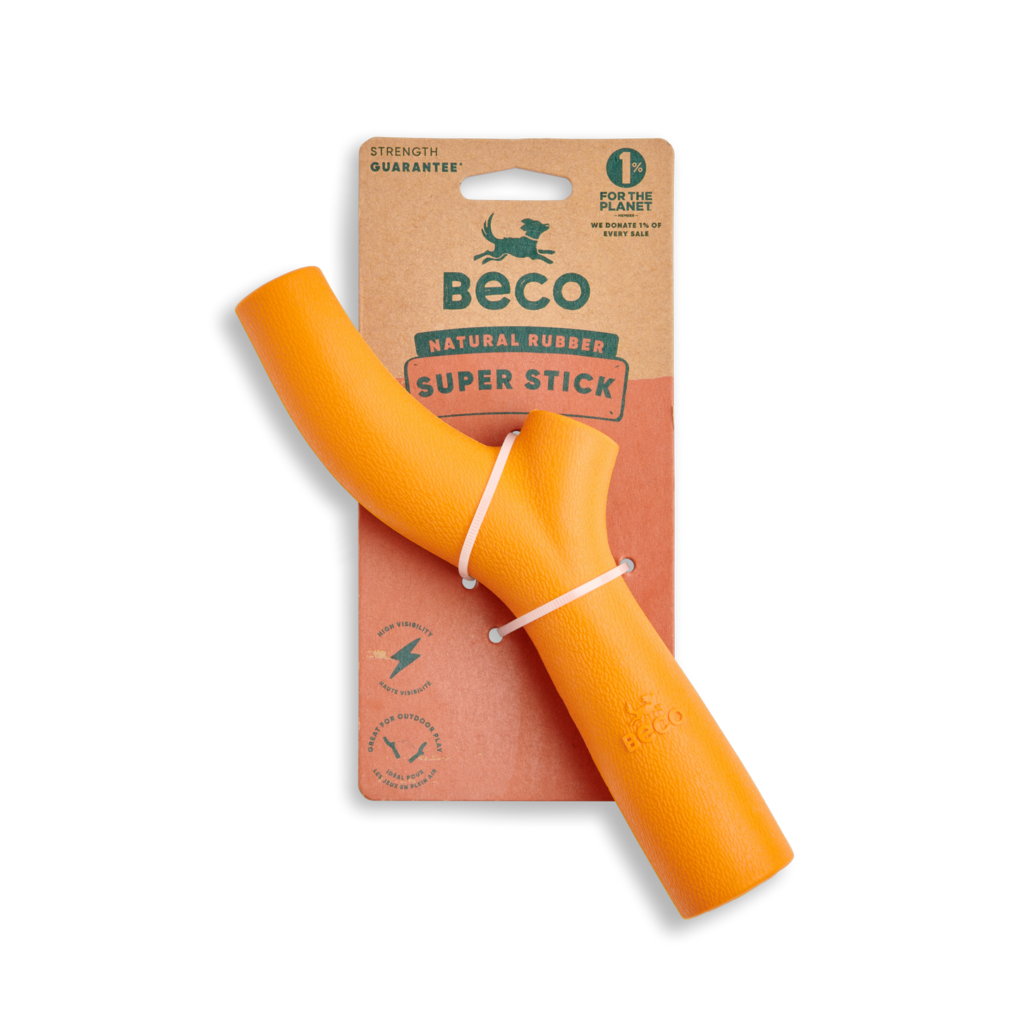 Beco Natural Rubber Super Stick Dog Toy