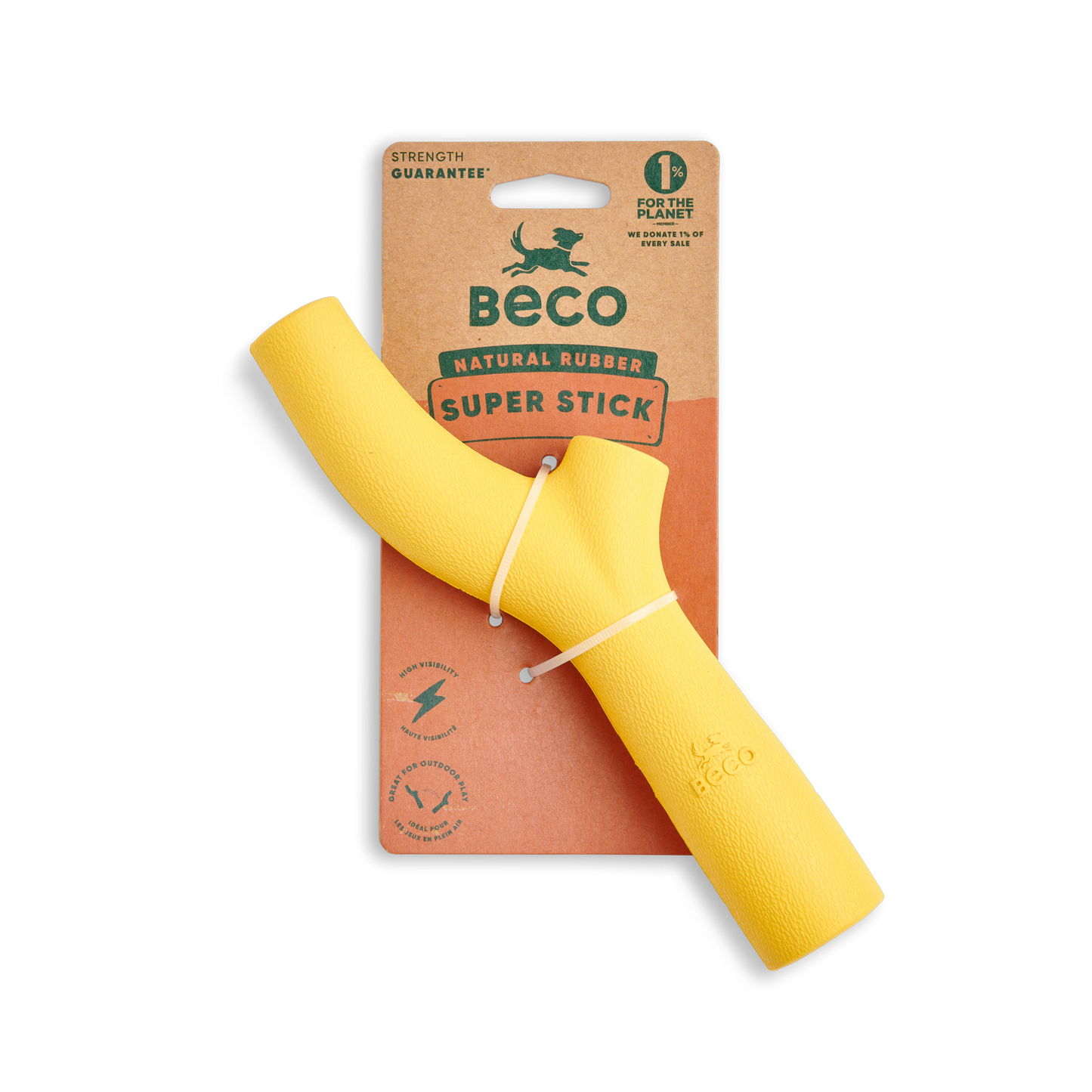 Beco Natural Rubber Super Stick Dog Toy
