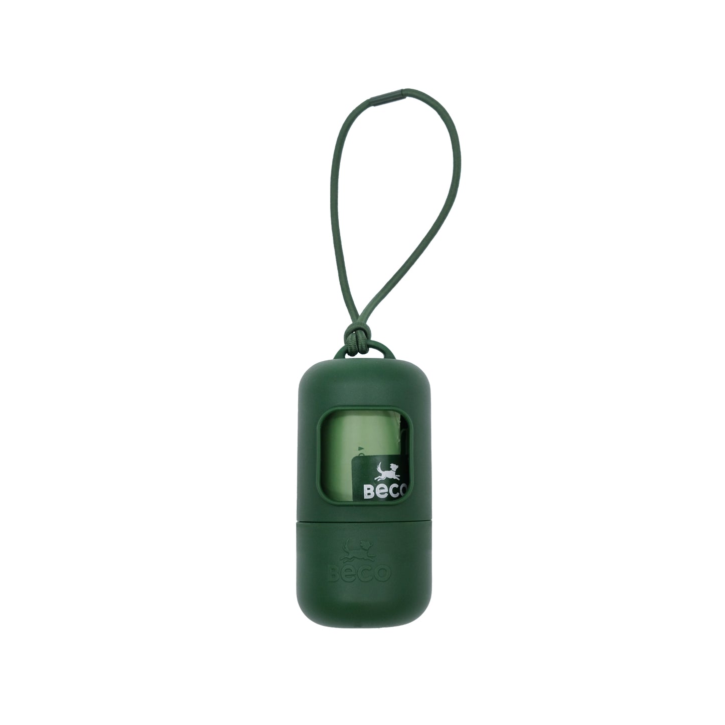 Beco Recycled Plastic Poop Bag Dispenser – Lightweight, Easy to Attach, Includes 15 Poop Bags