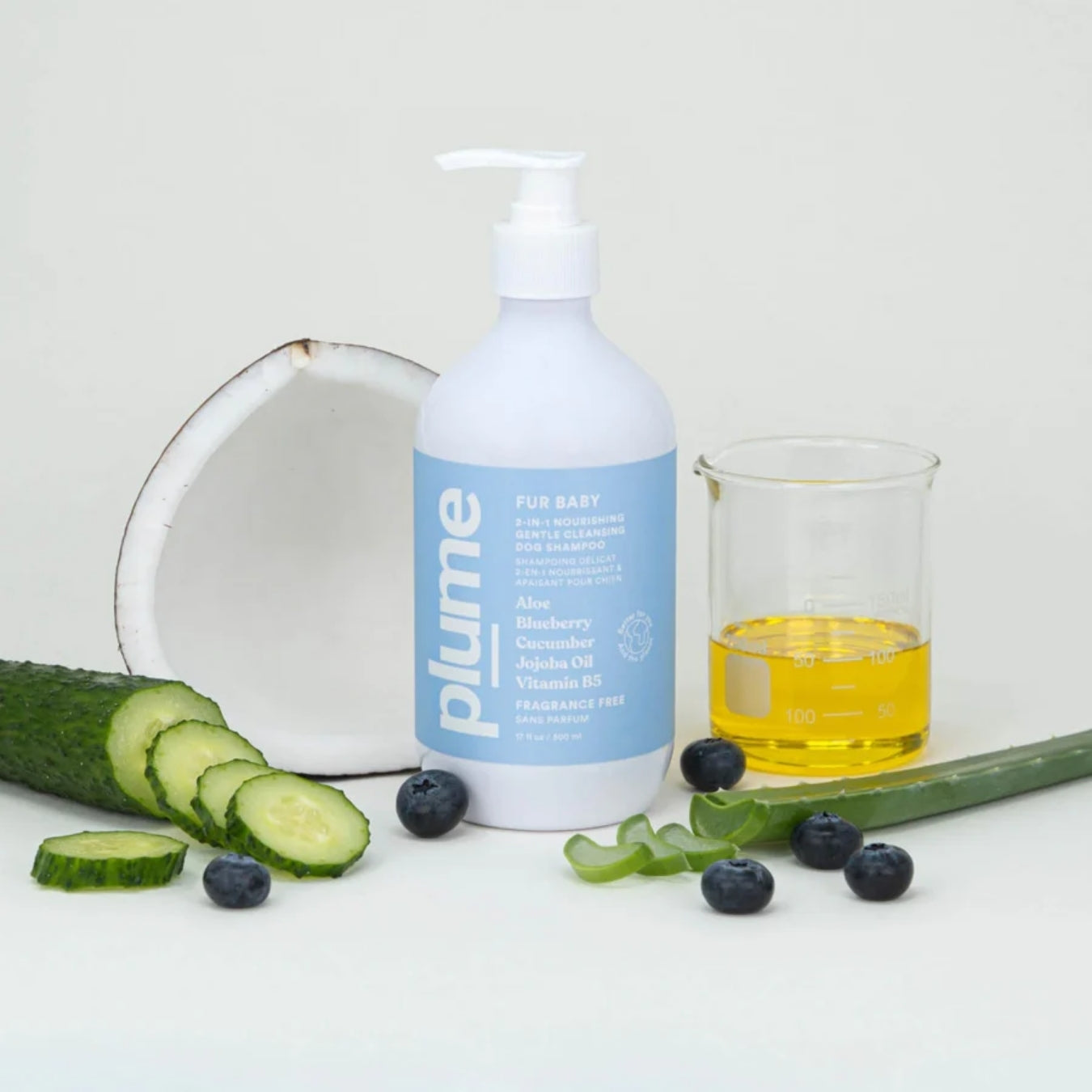 Natural, Soothing & Nourishing Pet Shampoo for Sensitive Skin - Fragrance Free
