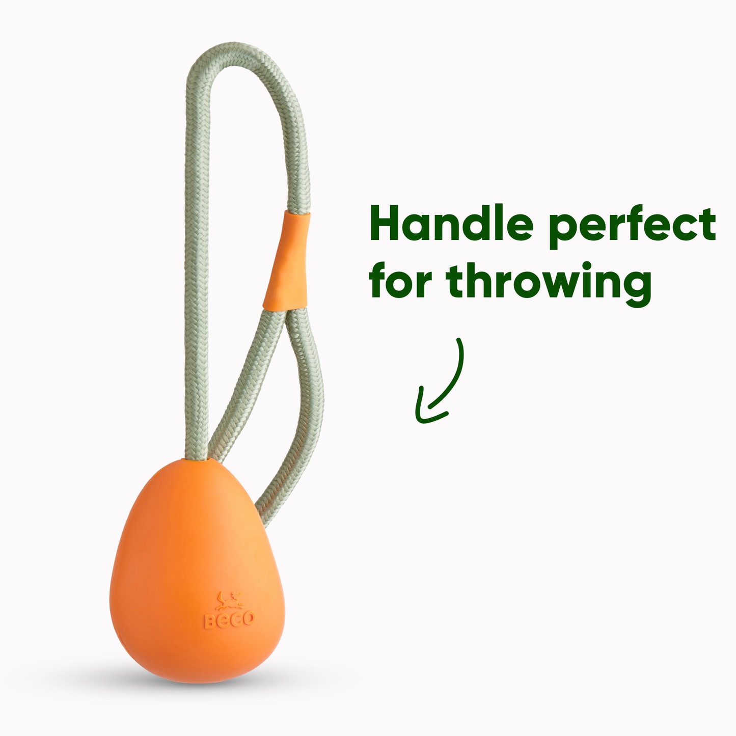 Beco Natural Rubber Slinger Pebble Toy