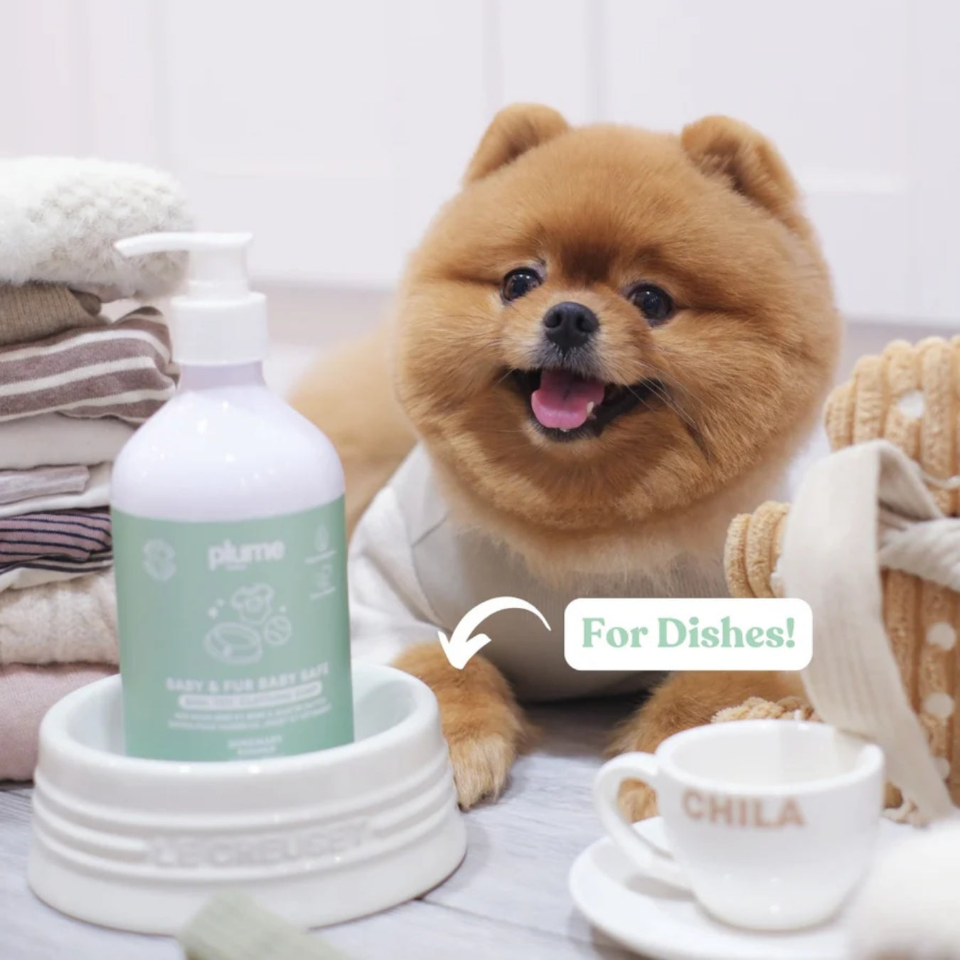 Plume Care Dish, Toy & Clothing Soap – Safe for Dogs, Cats, Pets & Babies