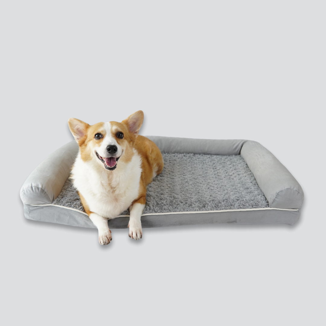 Velvet Orthopaedic Dog Bed