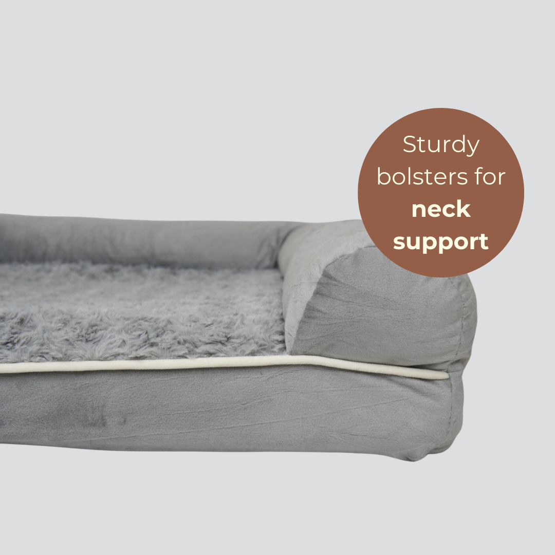 Velvet Orthopaedic Dog Bed
