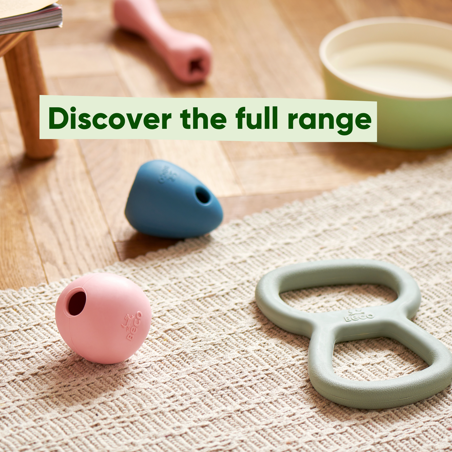 Beco Tough Tugger Natural Rubber Toy