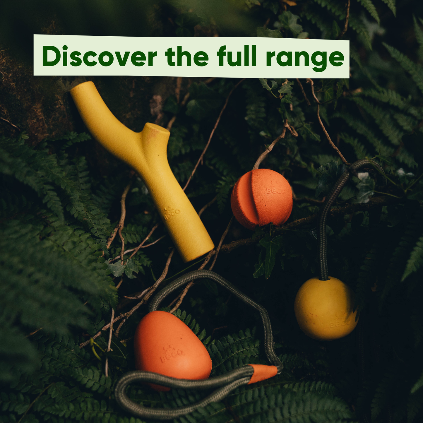 Beco Natural Rubber Slinger Pebble Toy