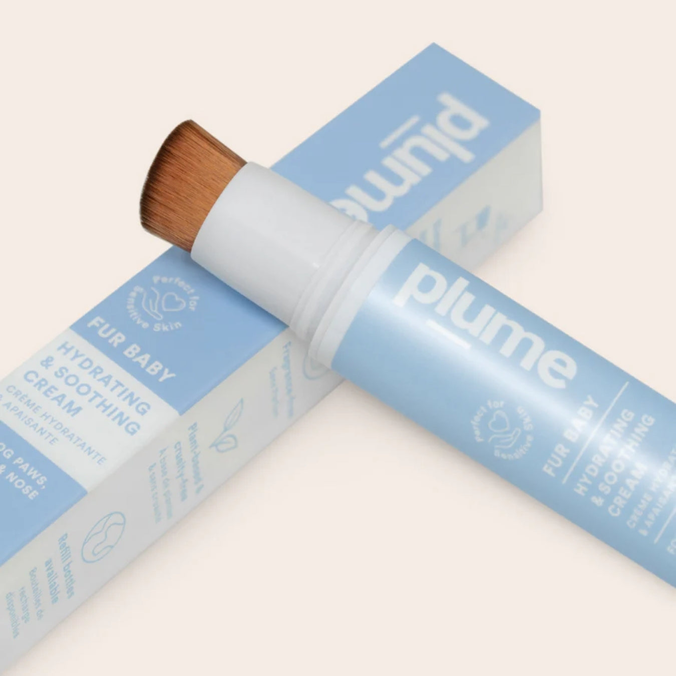 Plume Care Dog & Cat Hydrating Cream – Gentle Relief for Dry, Cracked, Itchy Paws, Elbows & Nose