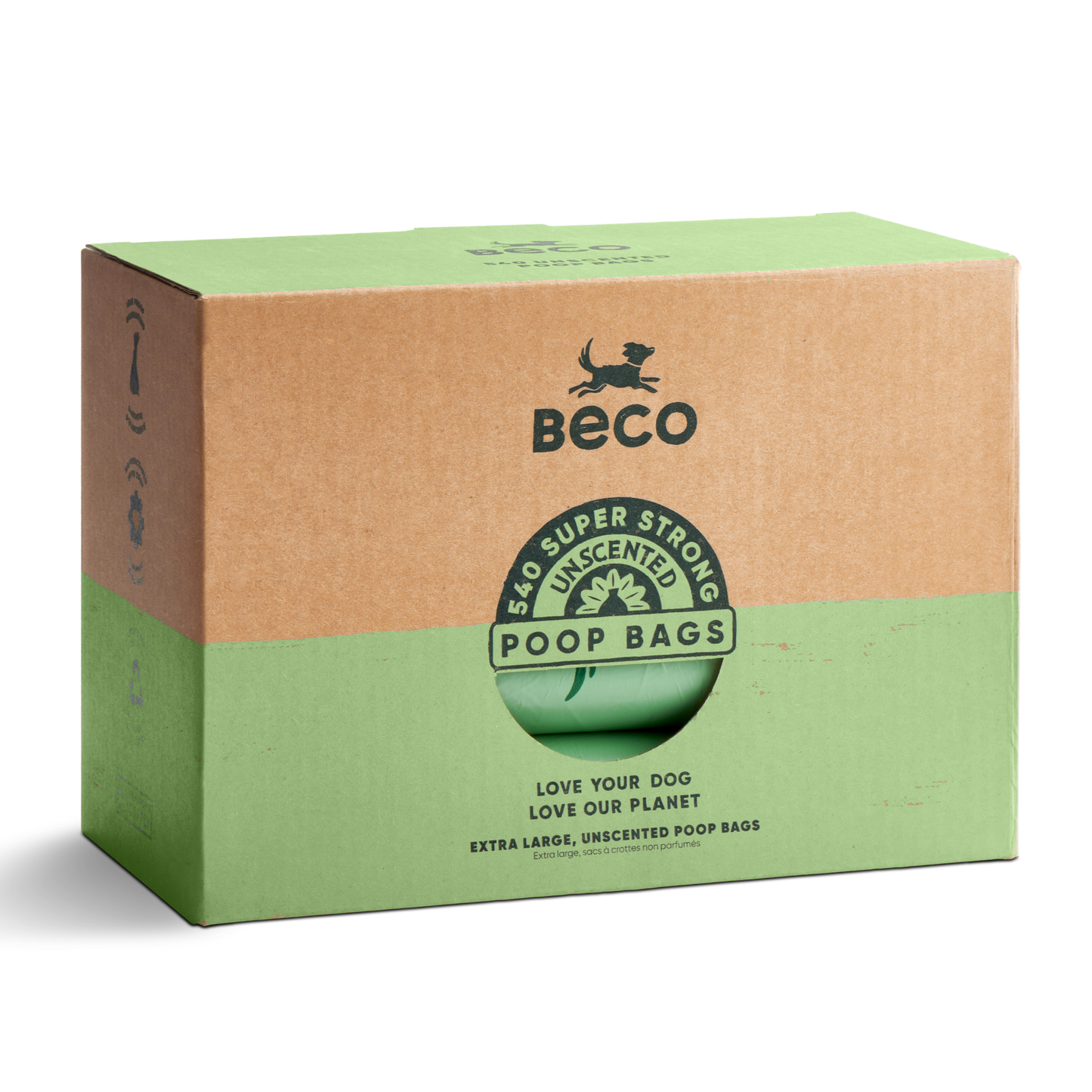 Beco Poop Bags, Big, Strong and Leak-Proof, 270 or 540 pcs