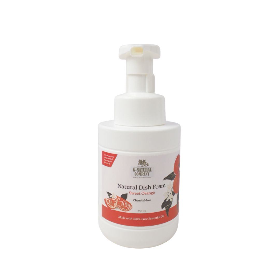 G-Natural Natural Dish Foam 350ml - Sweet Orange Scented