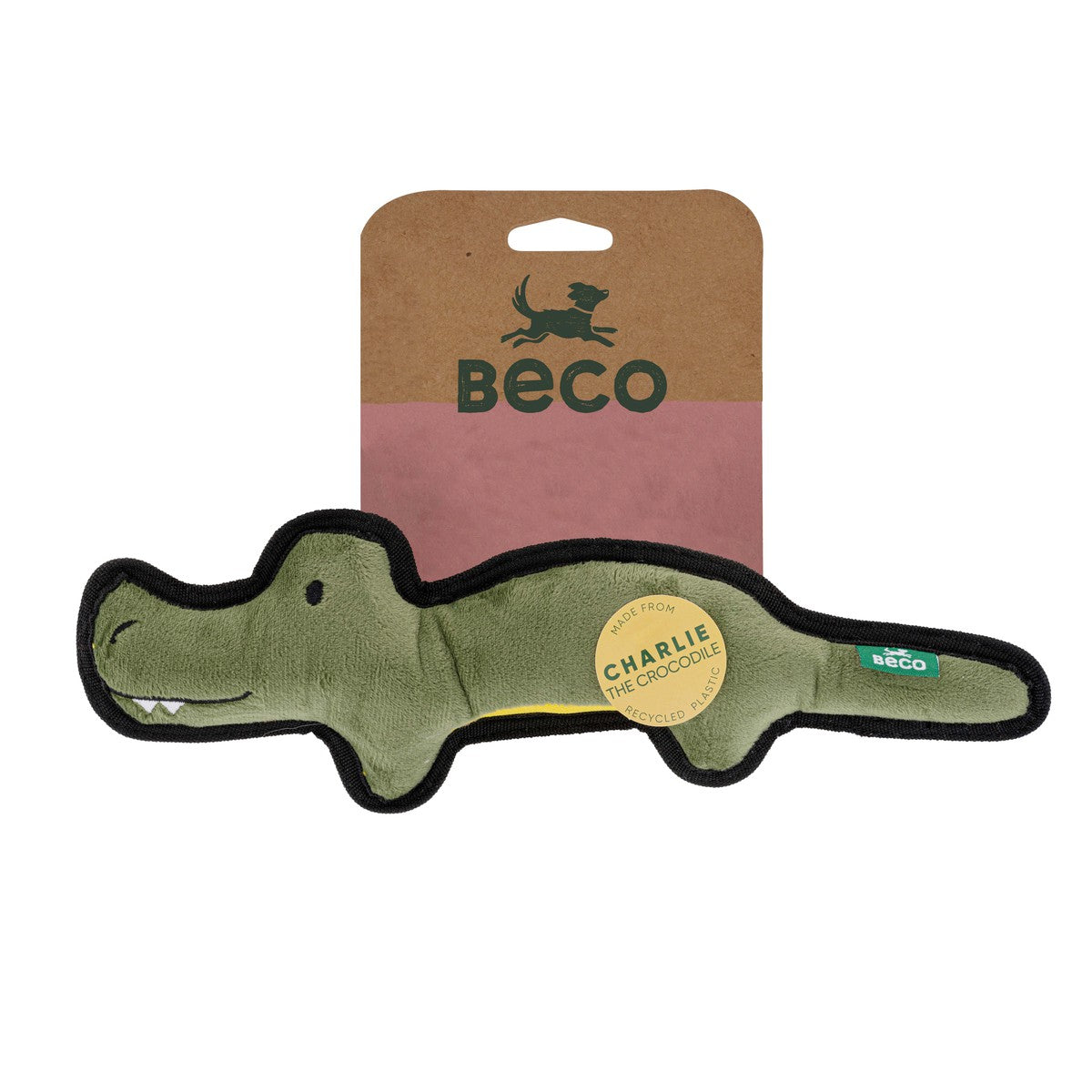 Beco Rough & Tough Recycled Dog Toy, Crocodile