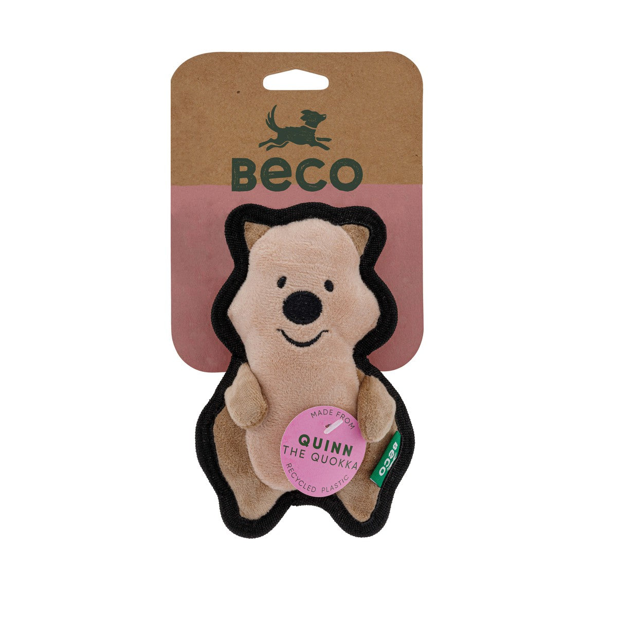Beco Rough & Tough Recycled Dog Toy, Quokka
