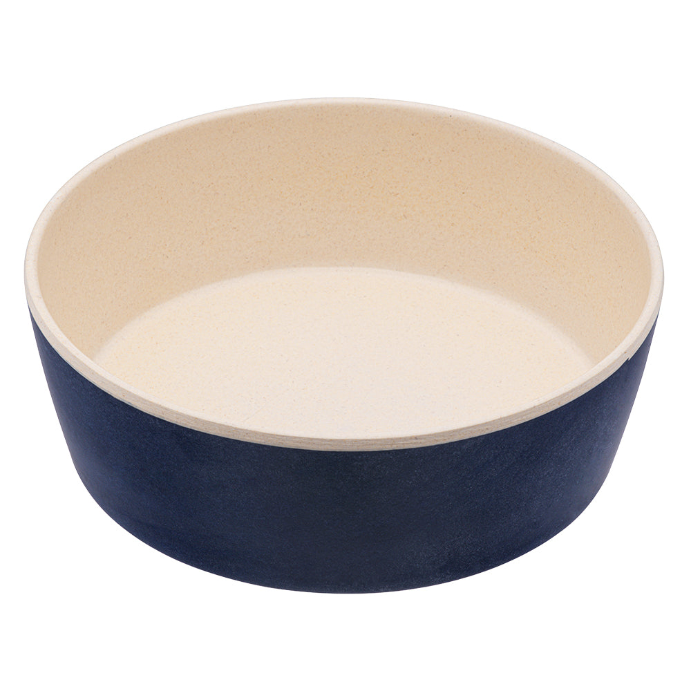 Beco Bamboo Pet Bowl, Midnight Blue