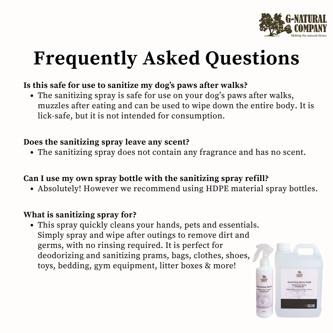 G-Natural Sanitizing Spray Refill 2000ml