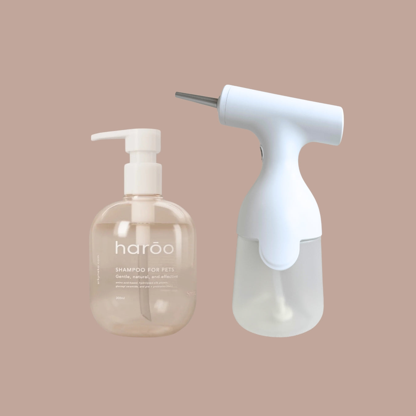 harōo Pet Shampoo & Electronic Bubble Foam Gun