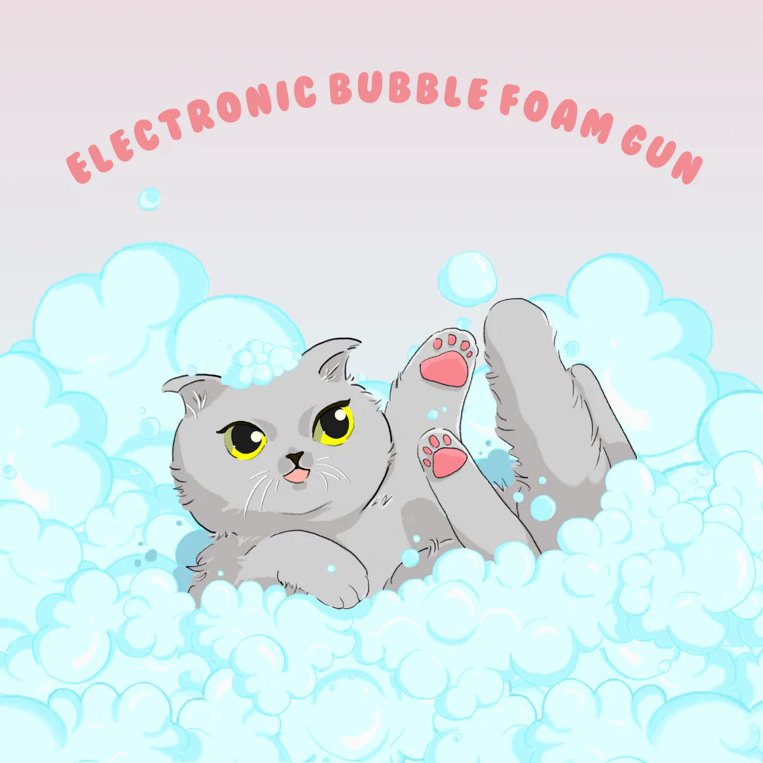 Electronic Bubble Foam Gun