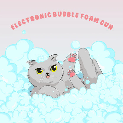 Electronic Bubble Foam Gun