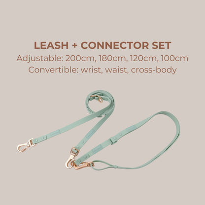 Komu Water-Resistant Hands-free Adjustable Leash & Connector – Quick-Drying | Durable | Strong | Convertible