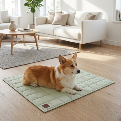 Yuen Bamboo Cooling Mat for Dogs and Cats by Komu – Naturally Breathable | Lightweight | Soft