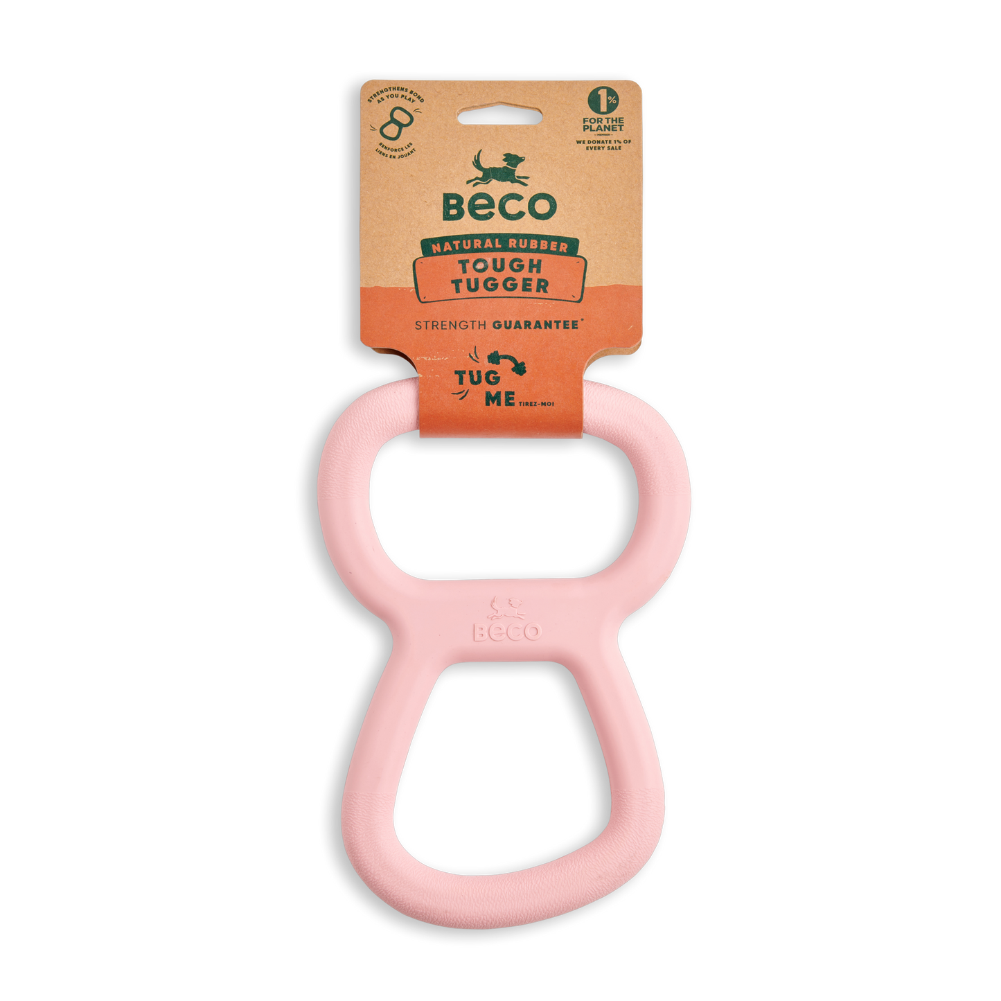 Beco Tough Tugger Natural Rubber Toy