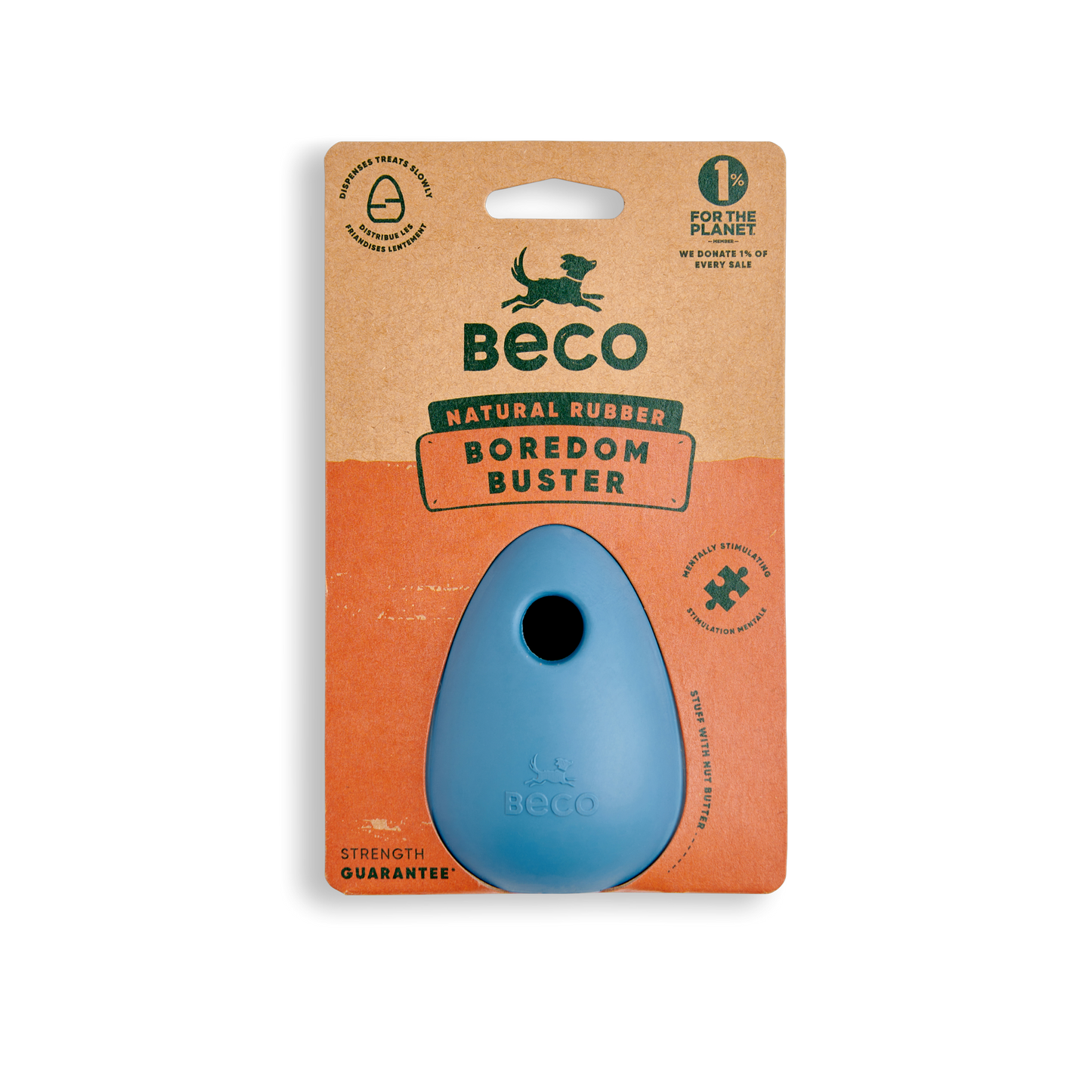 Beco Natural Rubber Boredom Buster Enrichment Toy
