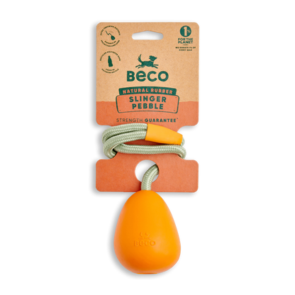 Beco Natural Rubber Slinger Pebble Toy