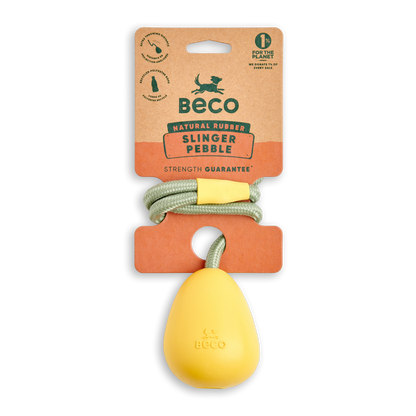 Beco Natural Rubber Slinger Pebble Toy