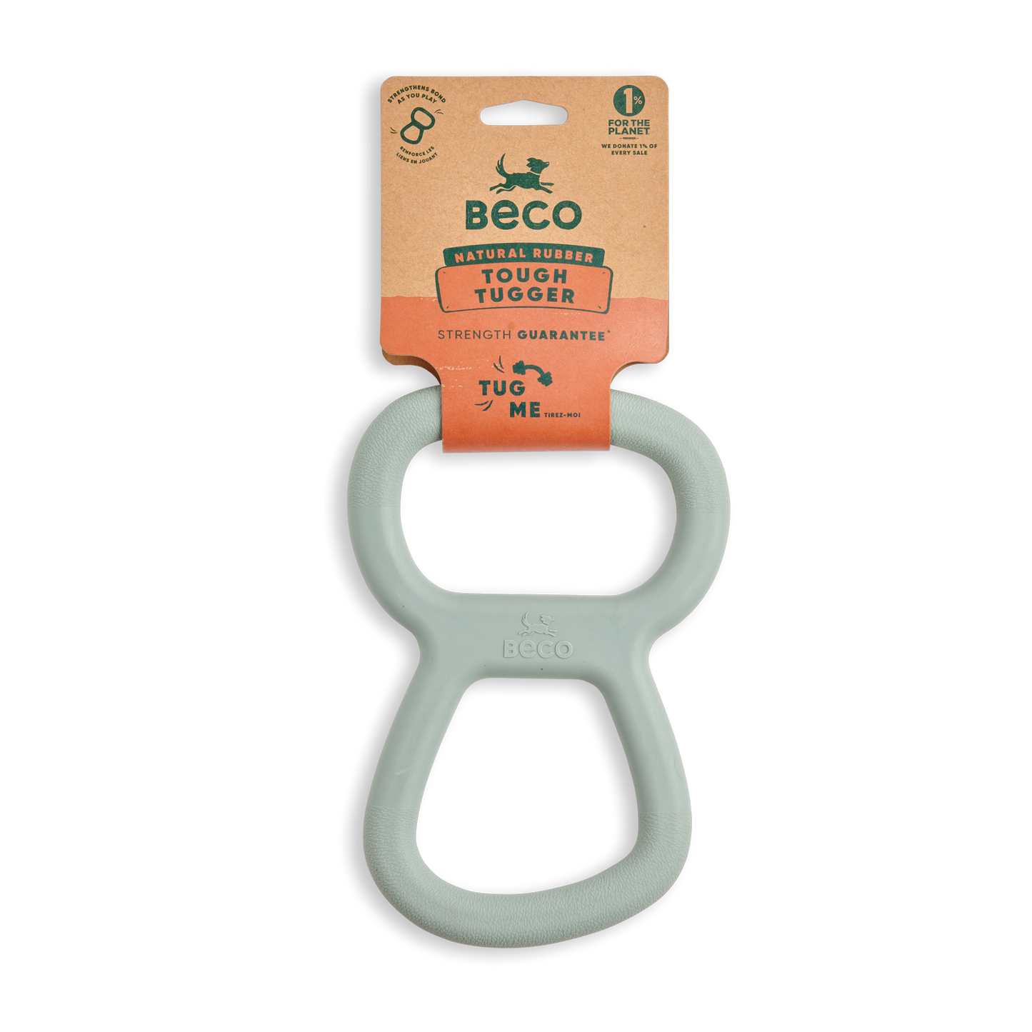 Beco Tough Tugger Natural Rubber Toy