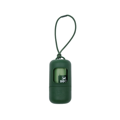 Beco Recycled Plastic Poop Bag Dispenser – Lightweight, Easy to Attach, Includes 15 Poop Bags