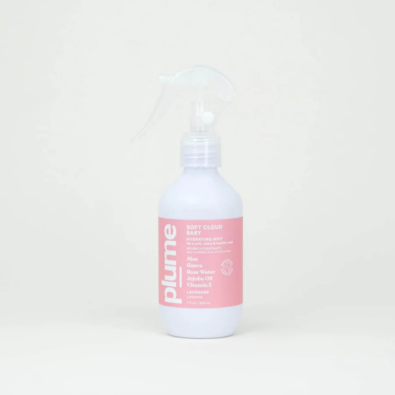 Plume Care Leave-In Conditioner Spray for Dogs & Cats – Sensitive Skin, Natural, Hydrating, Lavender & Rose Water