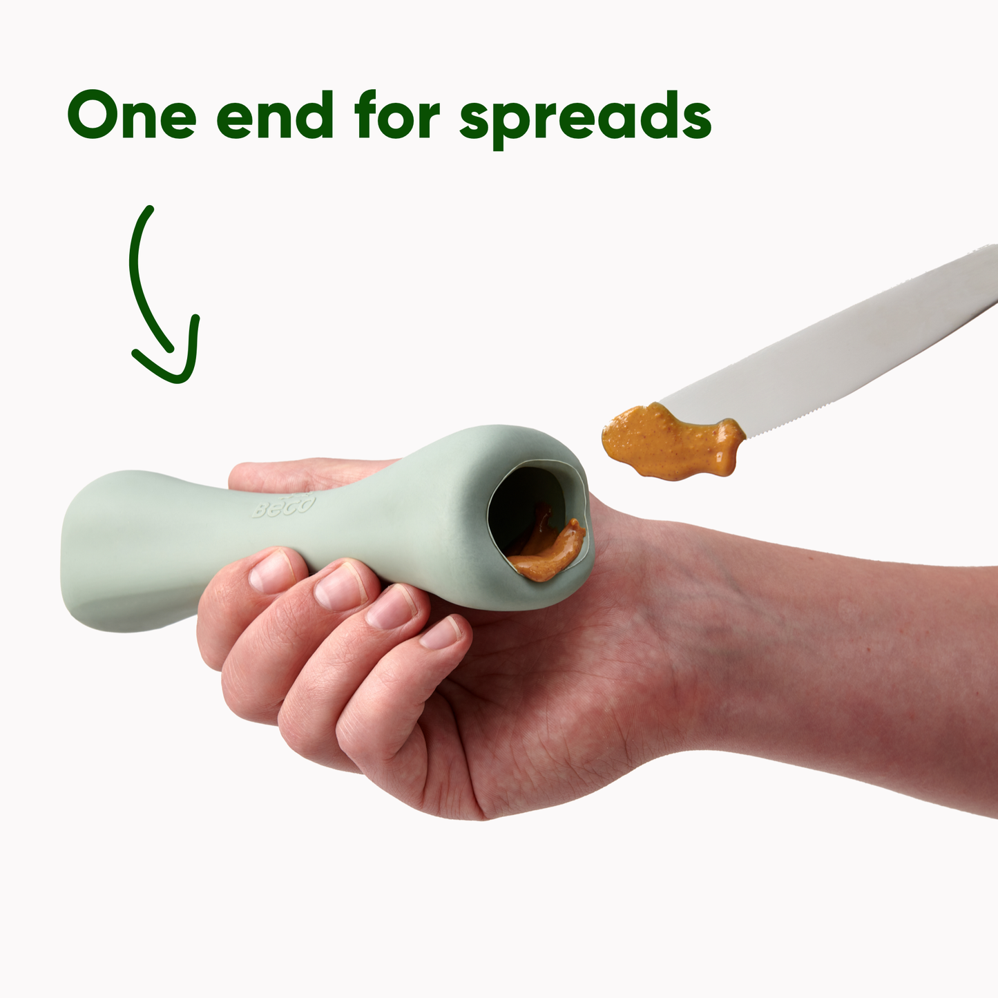 Beco Natural Rubber Chew Bone with Treat Hole