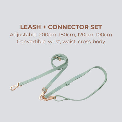 Komu Waterproof Hands-free Convertible & Adjustable Leash – Quick-Drying | All-Weather | Durable | Strong
