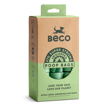 Beco Poop Bags, Big, Strong and Leak-Proof, 270 or 540 pcs