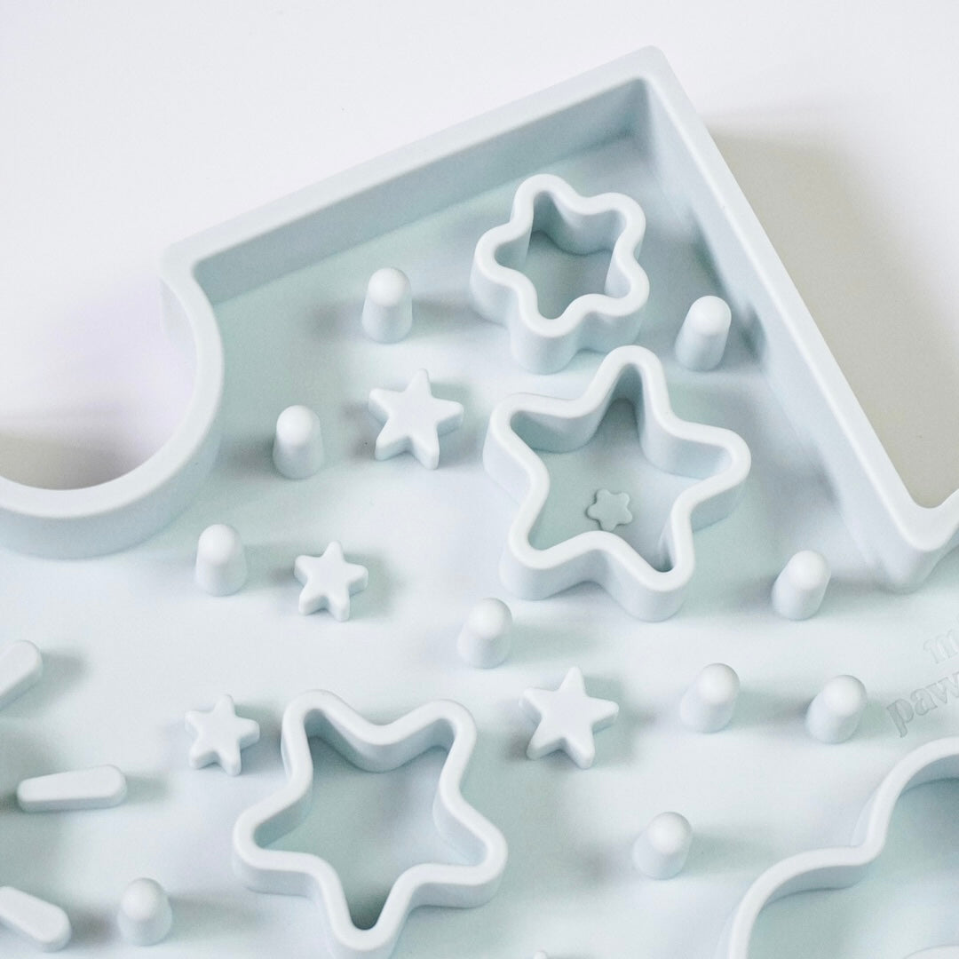 Mini Pawtisserie Cloud-Link Slow Feeder - Sky