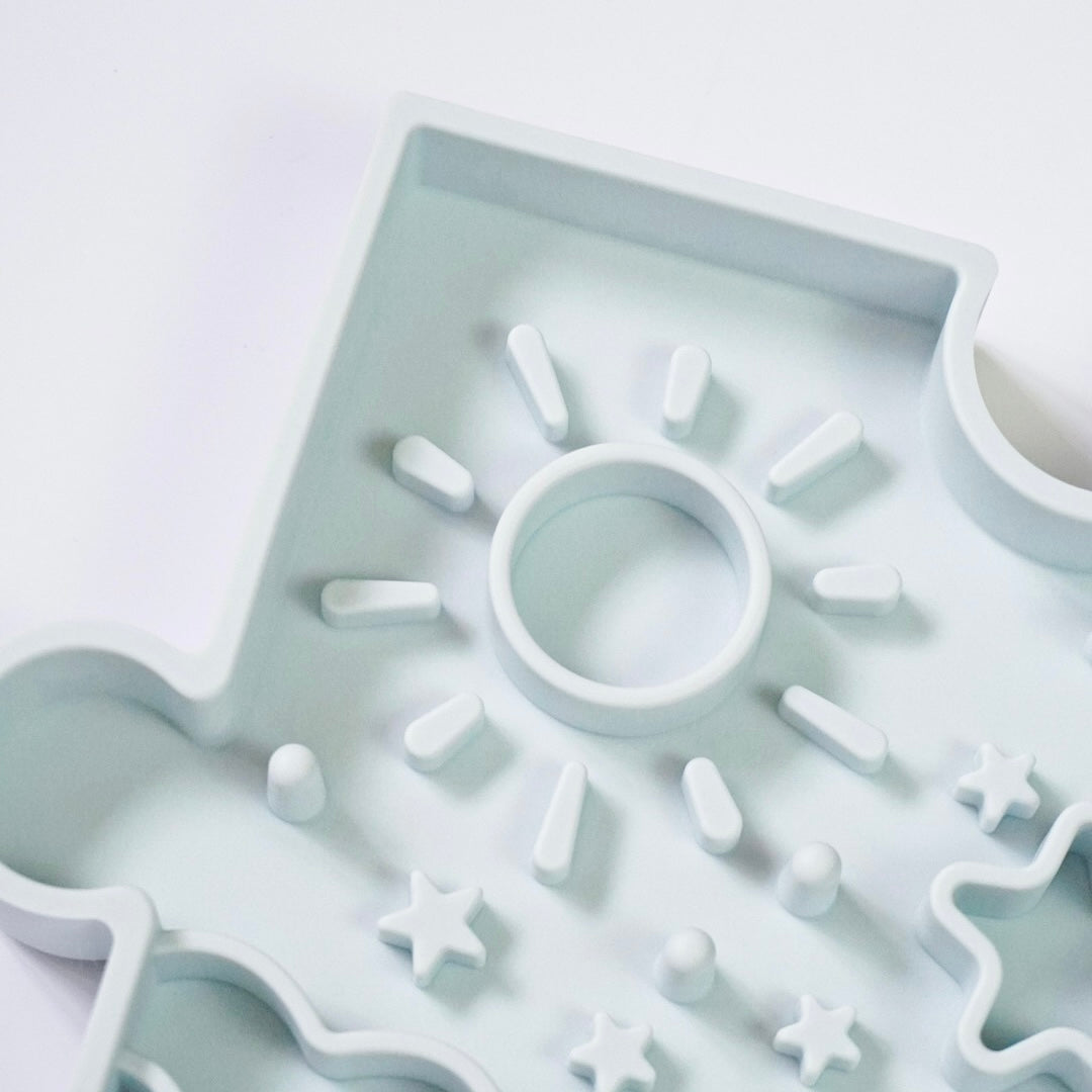 Mini Pawtisserie Cloud-Link Slow Feeder - Sky