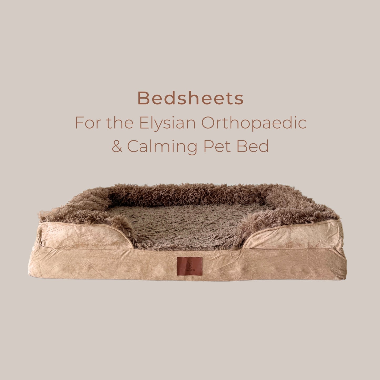 Replacement Bedsheets for the Elysian Orthopaedic & Calming Pet Bed