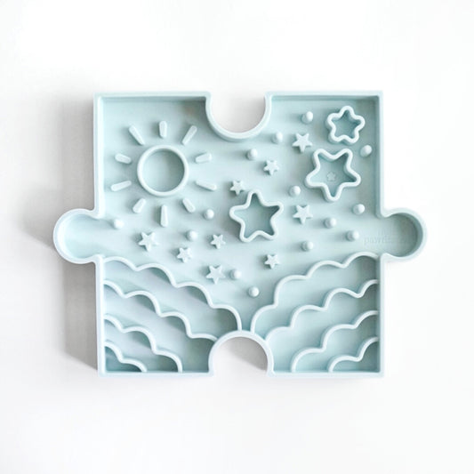 Mini Pawtisserie Cloud-Link Slow Feeder - Sky