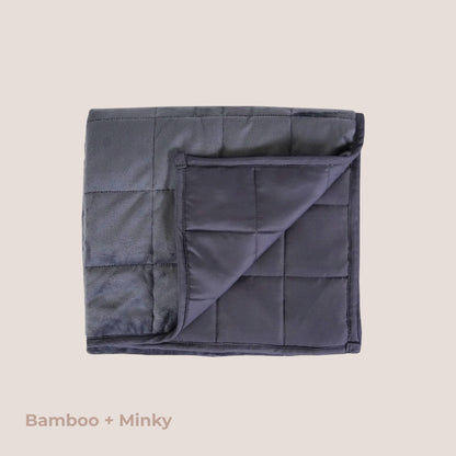 Aurea Weighted Anti-Anxiety Dog & Cat Blanket by Komu - Calming Relief | Reduces Stress | Thunder & Noises | Cooling Bamboo