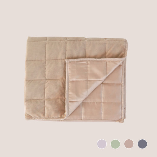 Aurea Weighted Anti-Anxiety Dog & Cat Blanket by Komu - Calming Relief | Reduces Stress | Thunder & Noises | Cooling Bamboo