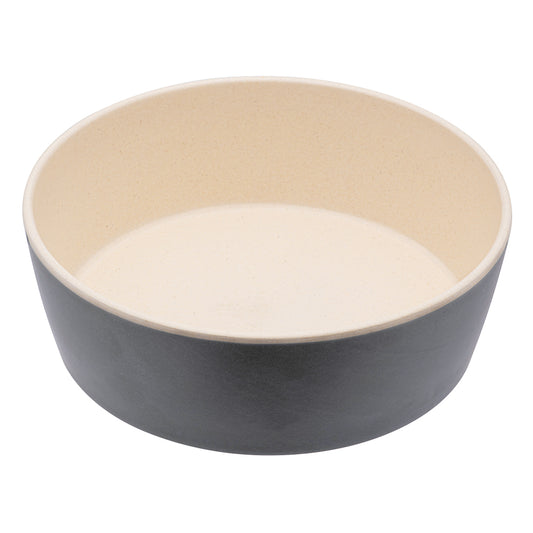 Beco Bamboo Pet Bowl, Coastal Grey