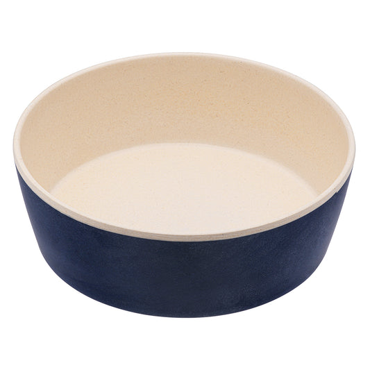 Beco Bamboo Pet Bowl, Midnight Blue
