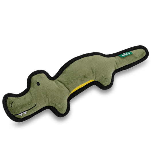 Beco Rough & Tough Recycled Dog Toy, Crocodile