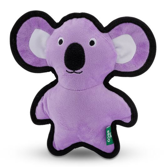 Beco Rough & Tough Recycled Dog Toy, Koala