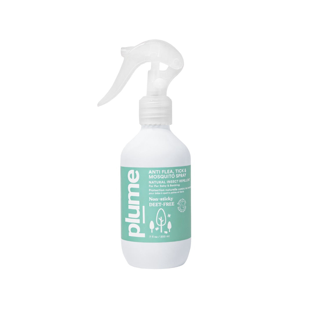 [SG Seller] Plume Care Natural, Insect Repellent for Dogs - Non-Sticky & Deet-Free, Anti Flea Tick Mosquito
