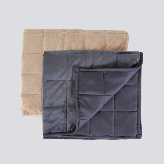 Aurea Weighted Anti-Anxiety Dog Blanket by Komu - Calming Relief | Reduces Stress | Thunder & Noises | Cooling Bamboo